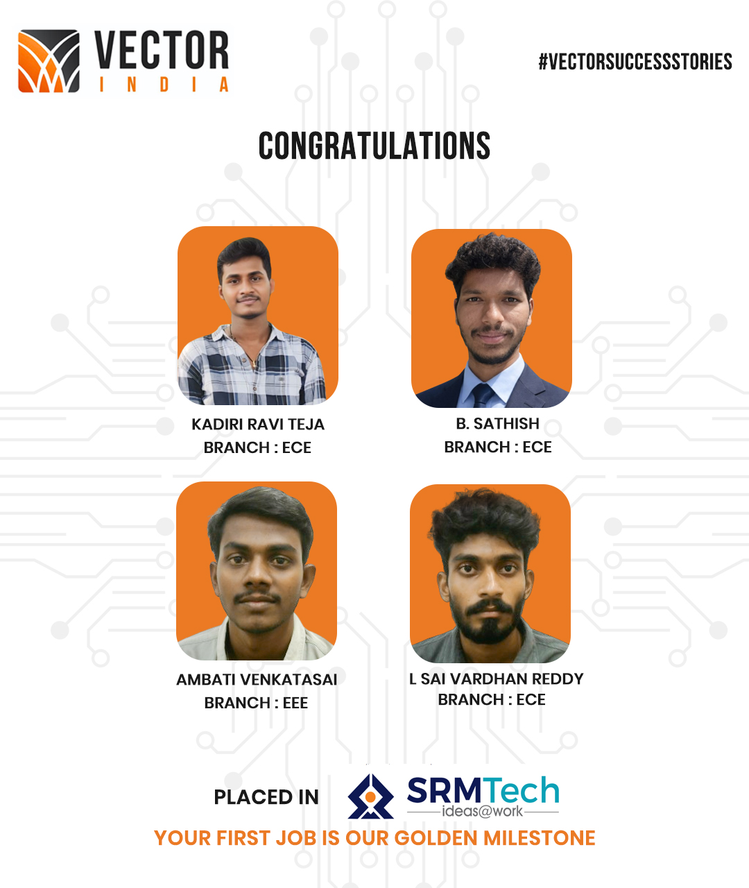SRM Placement Updates & Companies Hiring from Vector Institute